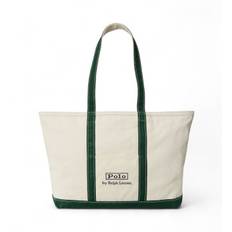 Polo Ralph Lauren för män. 405974612005 Medium tygväska i beige canvas (OSFA), Casual, Presenning - Beige (OSFA)