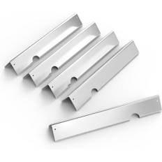 66032 Edelstahl Flavorizer Bars für Weber Genesis II/LX 300 Serie, Genesis II E/S-310, II E330, II E335, II S335, II LX S/E-340 Gasgrills, 43,4CM Hitzeplatte, 66795 Grill-Ersatzteile Aromaschienen