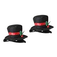 BESPORTBLE 2 St hundhatt halloween haloween christmas cat Husdjursmaterial Husdjurstillbehör sällskapsdjur har klänningar pet cap juldräkt herre pet hatt svart hatt klädesplagg Kläder