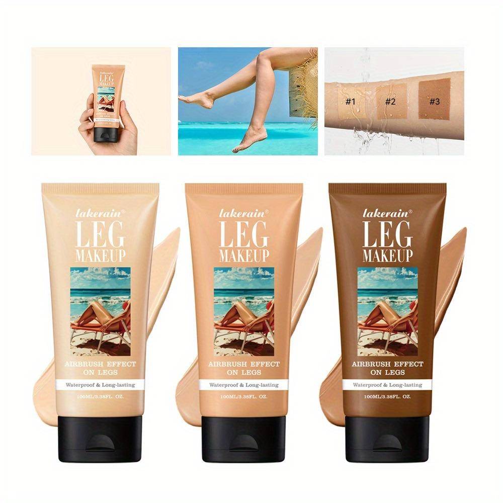 Ben-skönhetsconcealer, återfuktande, vattentransferbeständig, långvarig makeup, jämn hud Concealer vattentät jämn hudton solbränna benkräm beige