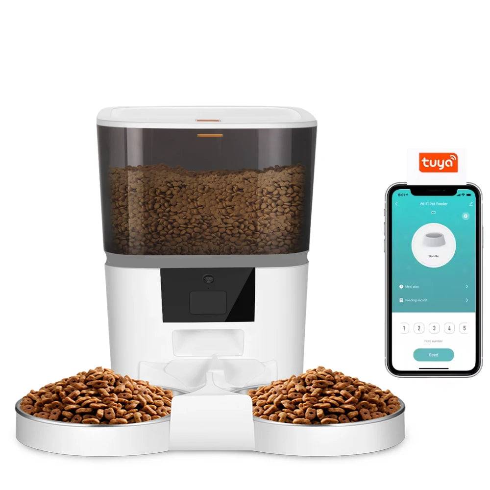 Automatic Pet Feeder with Video & Wi-Fi - WIFI No Video A