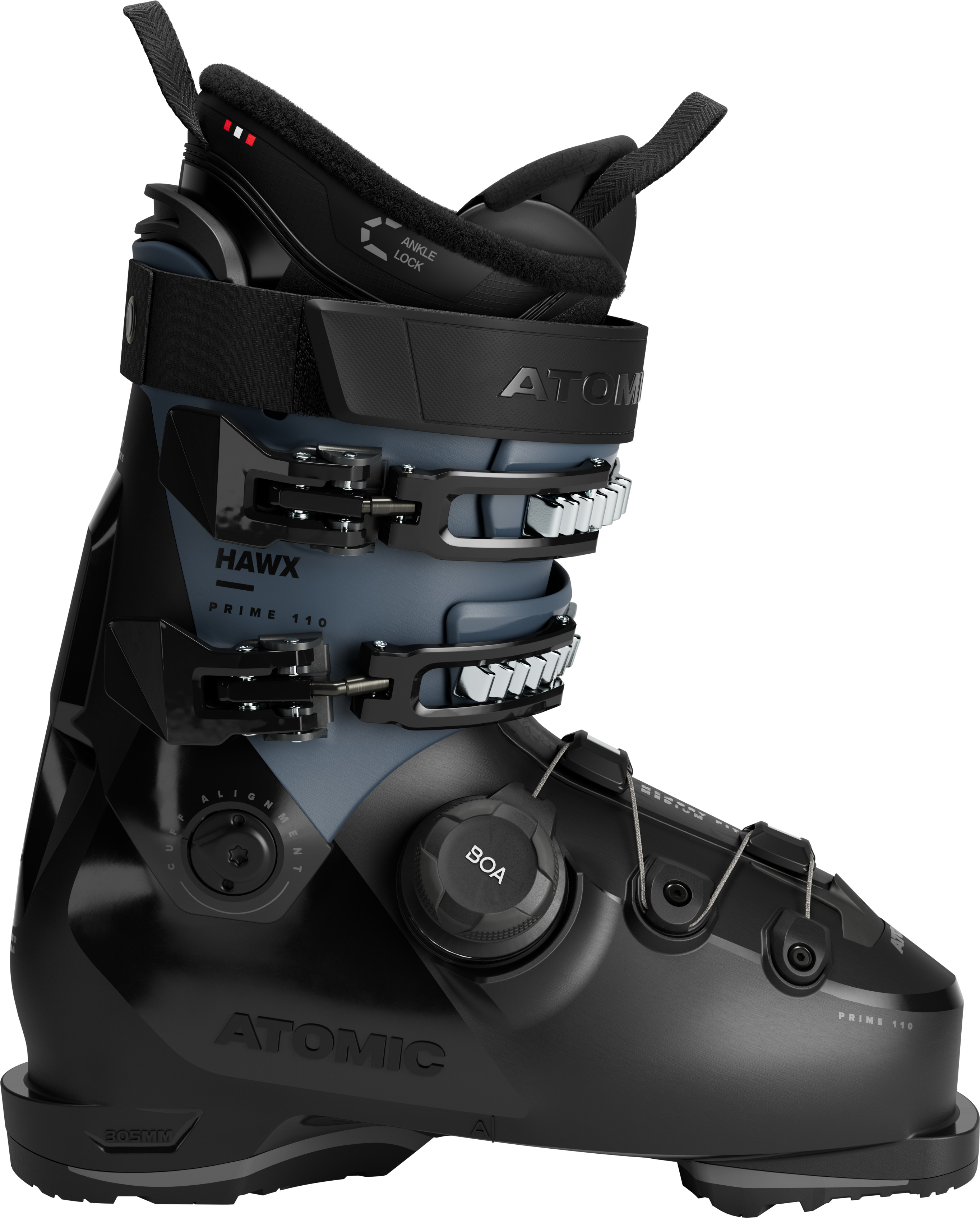 Atomic Hawx Prime 110 BOA 29,0 BLACK/GLACIER.