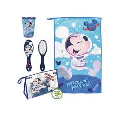 Disney Mickey toilettaske med indhold, blå
