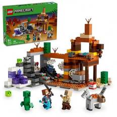 The Badlands Mineshaft videospelleksak, gruvutforskningsset med minifigurer, födelsedagspresent för pojkar och flickor, actionfylld leksak för barn fr - 21263 (En-Storlek)
