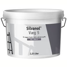 Silvanol, Væg 5, hvid, glans 5, 2,25 L