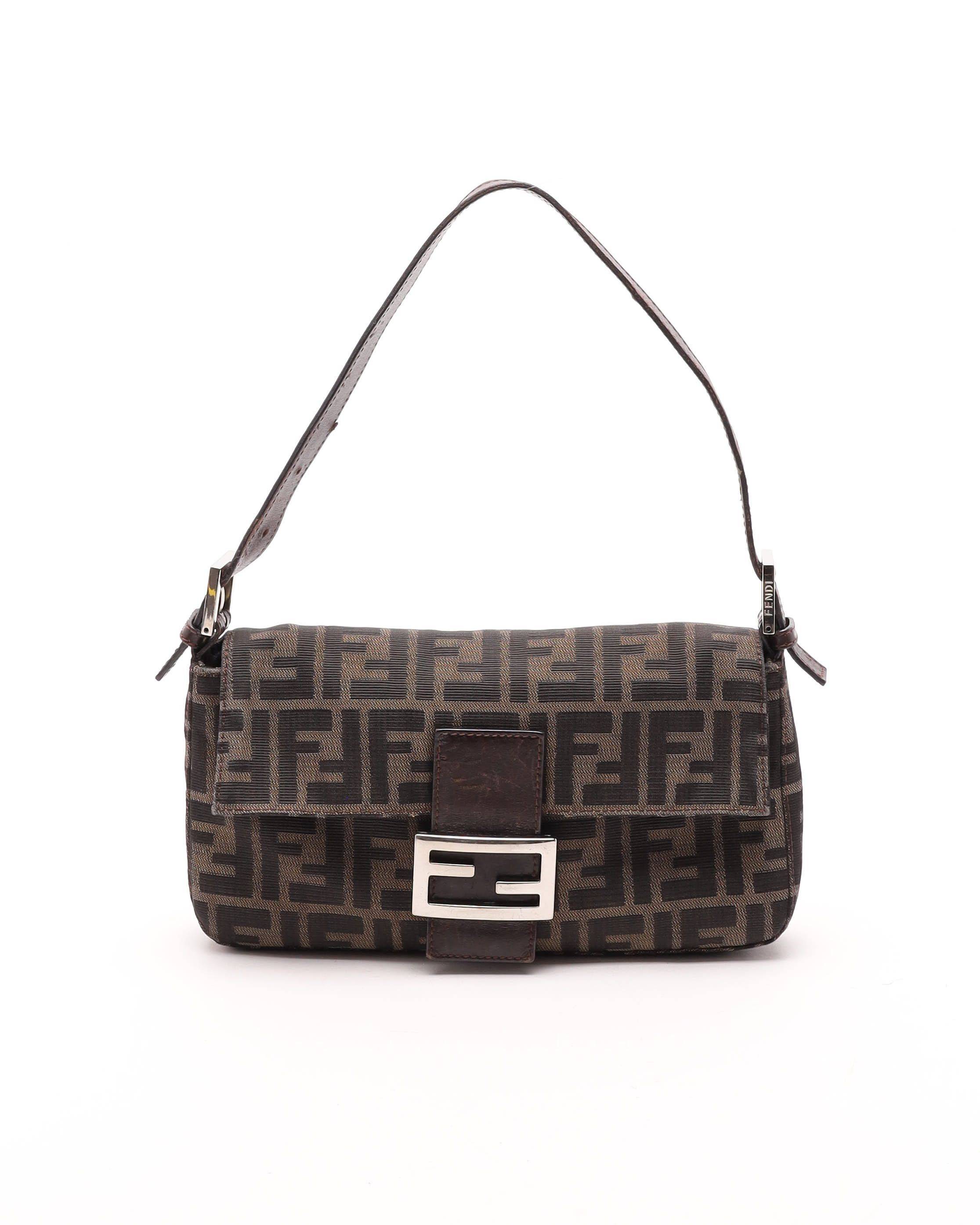 Fendi Zucca Baguette Bag - Brown (One Size)