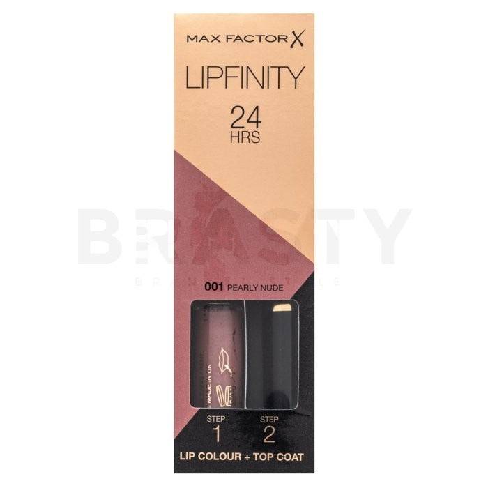 Max Factor Lipfinity 24HRS 001 Pearly Nude 4,2 g — Rossetto Lunga Tenuta