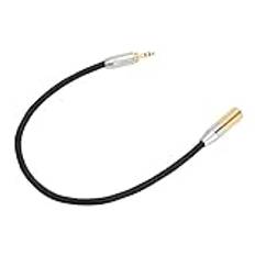 3,5 mm till mini XLR-kabel, guldpläterad 3,5 mm till mini-XLR-adapterkabel Stereoljud för mixer för kamera