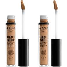 2st NYX Professional Makeup Can't Stop Won't Stop Concealer Natural Buff - 3 ml