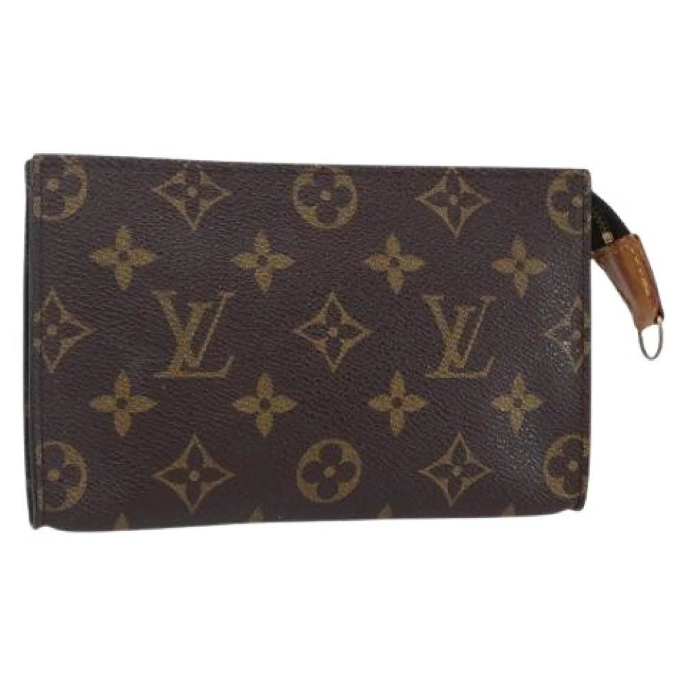 Louis Vuitton Vintage Pre-owned Canvas Clutch - Vintage - Dame - Brun - ONE SIZE - Tyl