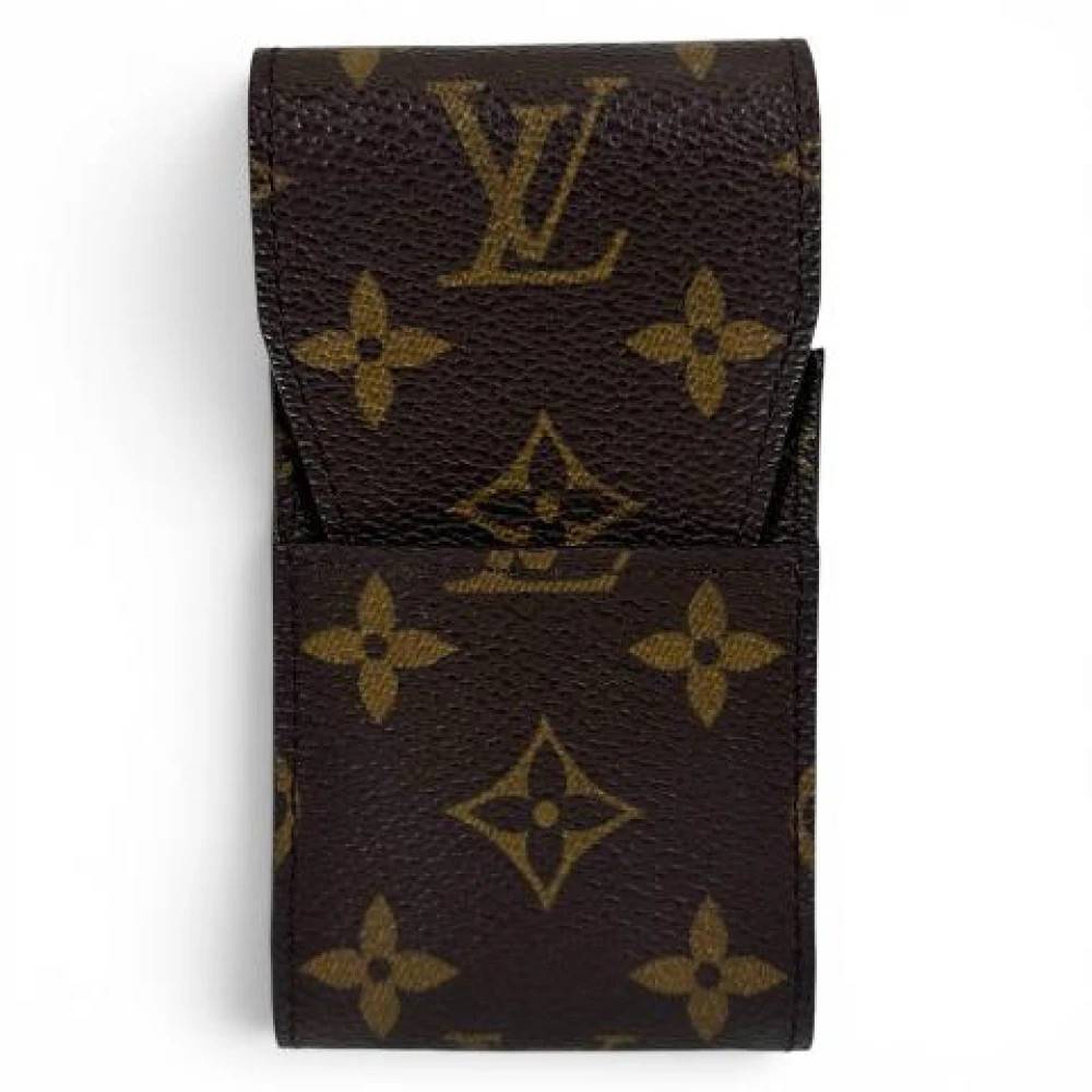 Louis Vuitton Vintage Pre-owned Canvas bolig - Vintage - Dame - Brun - ONE SIZE -