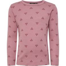Hummel - hmlVILMO - uld langærmet T-shirt, rose - 116