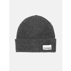 Light Structured Rib Knit Beanie - Phantom