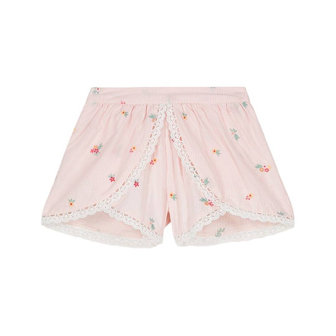 Louise Misha Asya Shorts Pink Bouquet Stripes 5 Y Lyserød 5 år Piger