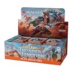 Magic: The Gathering Outlaws of Thunder Junction-spelboosterbox – 36 paket (504 Magic-kort) (English Version)