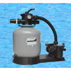 Sandfilter "Optima" med 0,33 eller 0,50 hk pump för 5-40 kubik pool