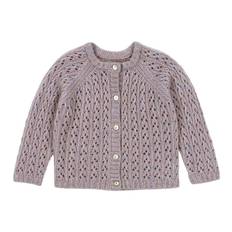 Konges Sløjd Cardigan - Ull - Stickad - Isa - Lavender Mist - Konges Sløjd - 1½ år (86) - Cardigan