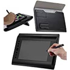 Broonel Lyxigt läderfodral för grafikkortet med inbyggt ergonomiskt stativ kompatibelt med XP-Pen G640 OSU Graphics Tablet