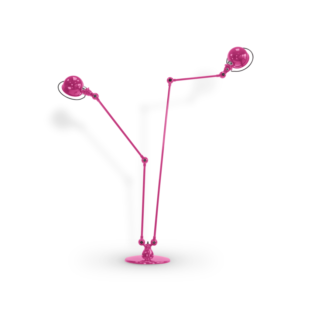 Loft DD7460 gulvlampe fra Jieldé - Pink / Blank