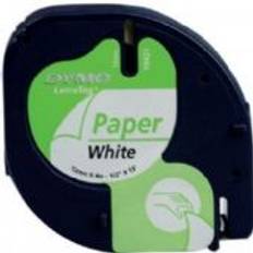 Tape LetraTag paper 12mmx4m white