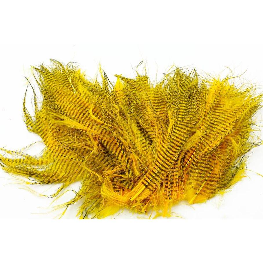 Hareline Fine Black Barred Marabou Feathers