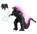 Jada Toys 253256005 - Radiostyrd Walking Godzilla - Jada Toys Radiostyrd Godzilla med riktigt gång-, vrål- och stampljud, lysande ögon, 63 cm, Från 8 år