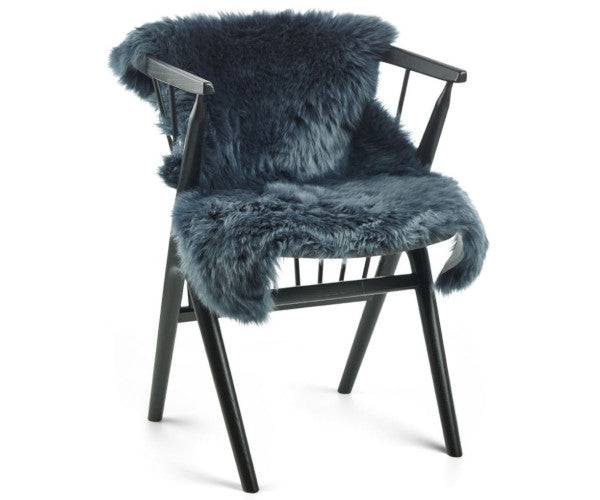 Natures Collection long wool Lammeskind - navy.