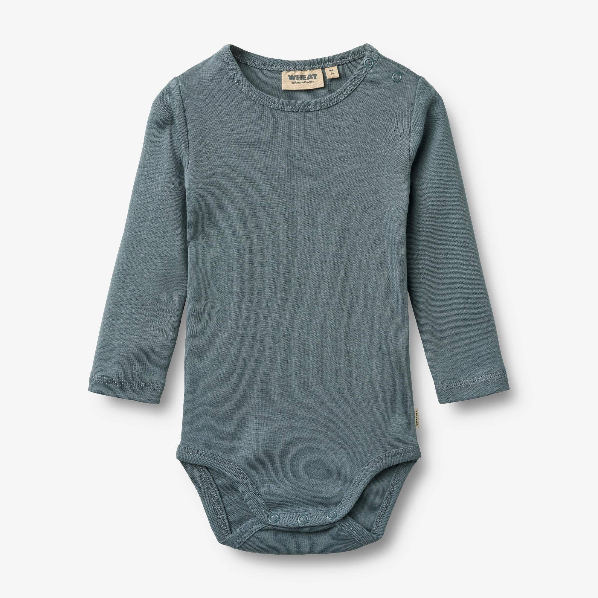 WHEAT® - Sæt Af To Body Freddie - blue multi stripe - Str 56.