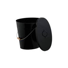 Askehink med lock 18,5 L