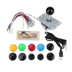 Arcade Spil DIY Kit: 10 knapper, joystick, USB-koder til MAME PC