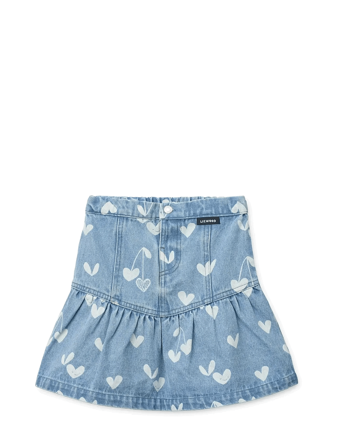 LIEWOOD Dayla Printed Denim Skirt | Blue | 86