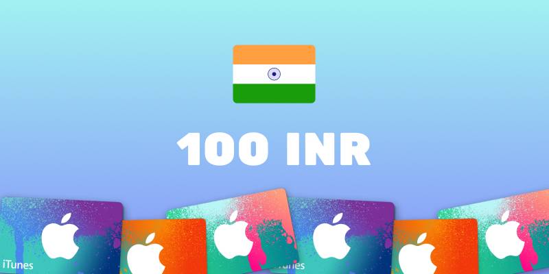 Apple iTunes Gift Card 100 INR - 1 Device