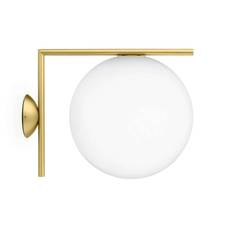 FLOS IC Lights C/W2 outdoor vägg-/taklampa borstad mässing