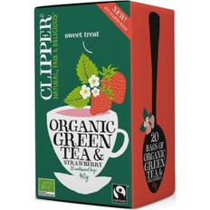 Clipper Organic Green Tea & Strawberry 20 Bags