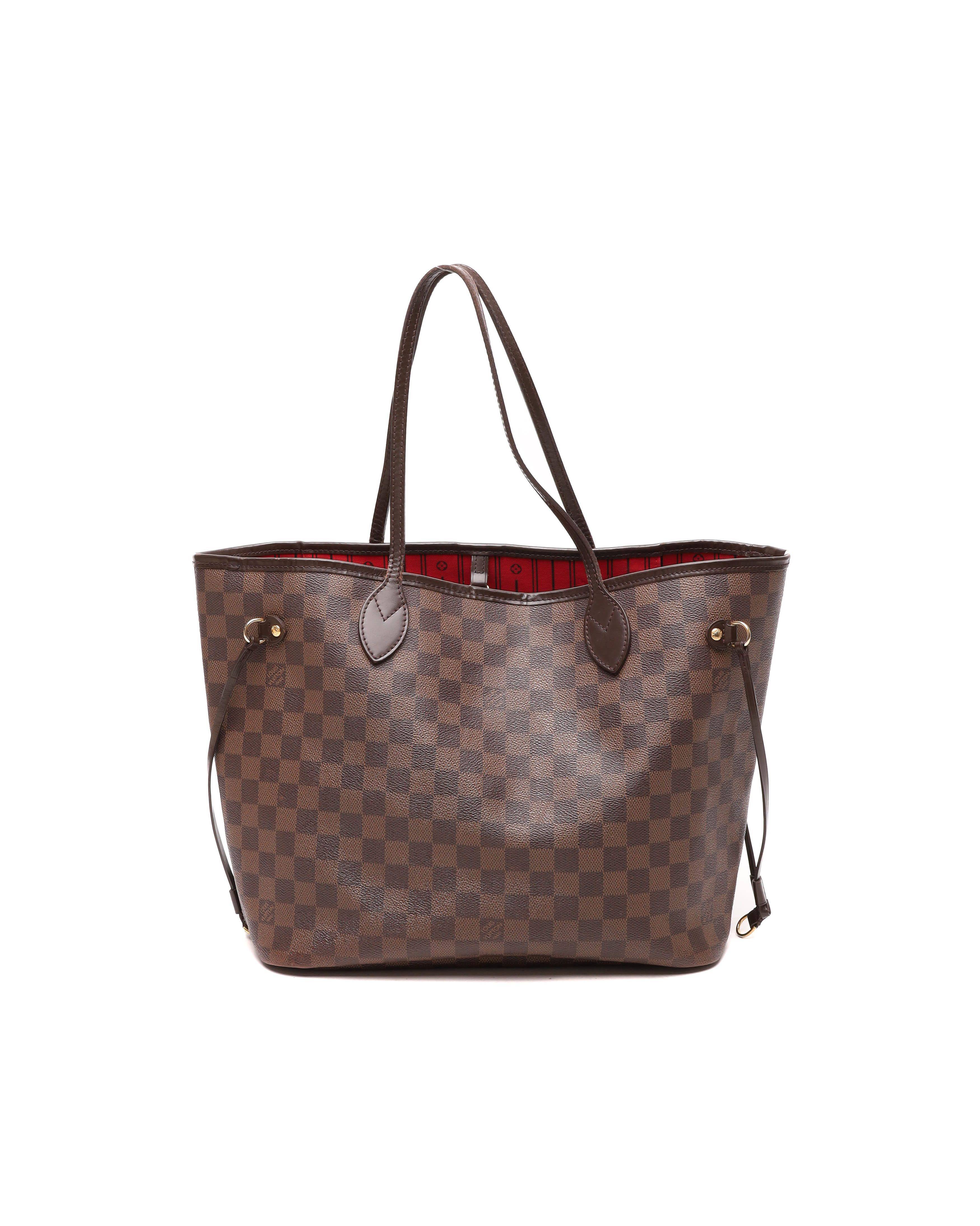Louis Vuitton Damier Ebene Neverfull MM Tote Bag (One Size)