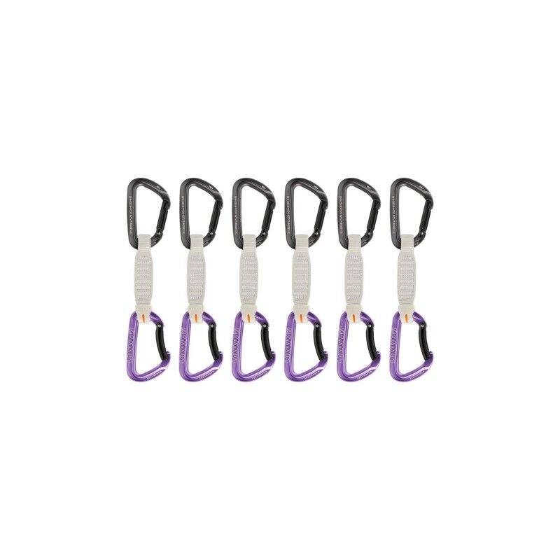 Mammut Workhorse Keylock 6-Pack - Quickdraws Grey / Alpine Calamint 12 cm
