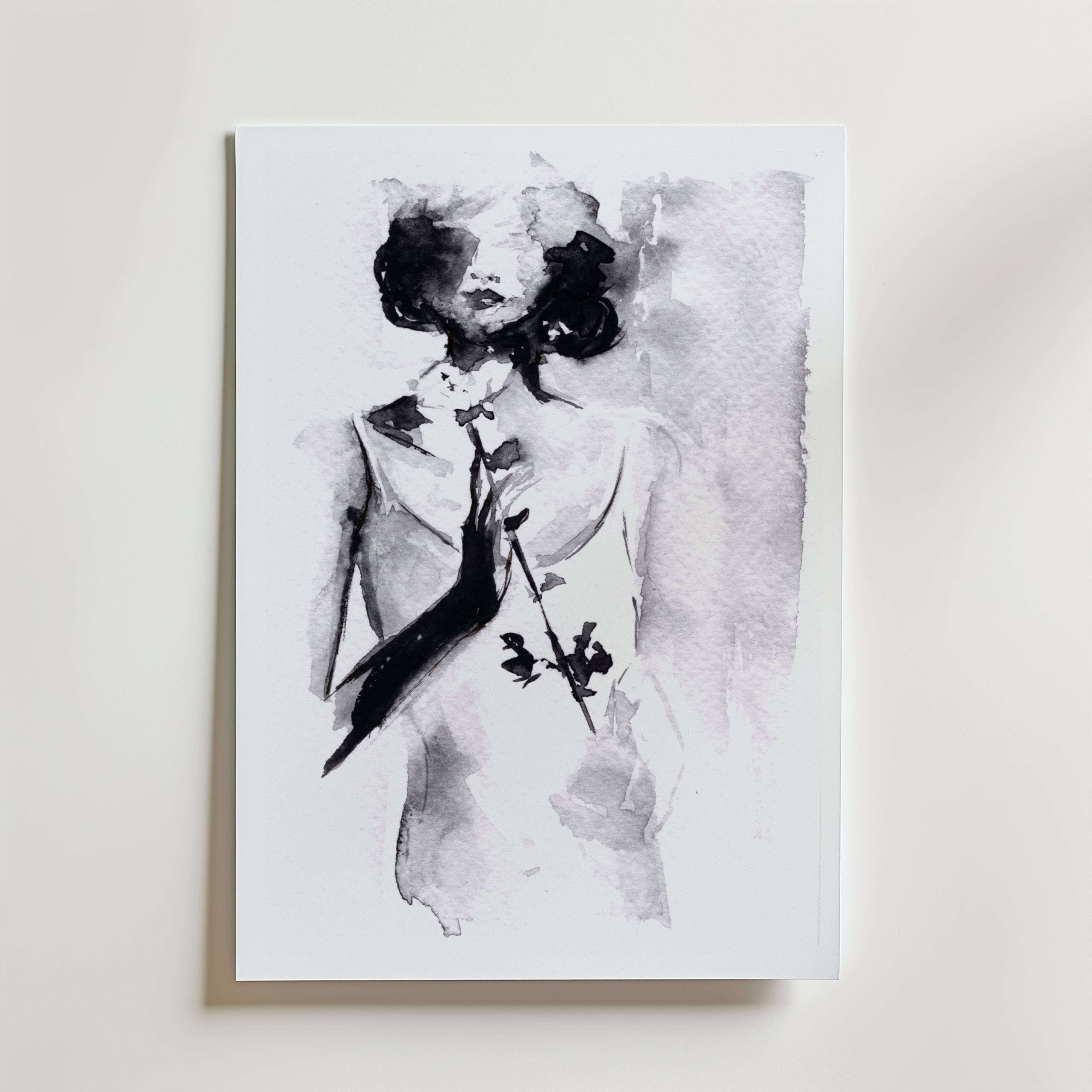 Helena Engstr�m The Rose Poster - Fine Art Poster 40x50 cm