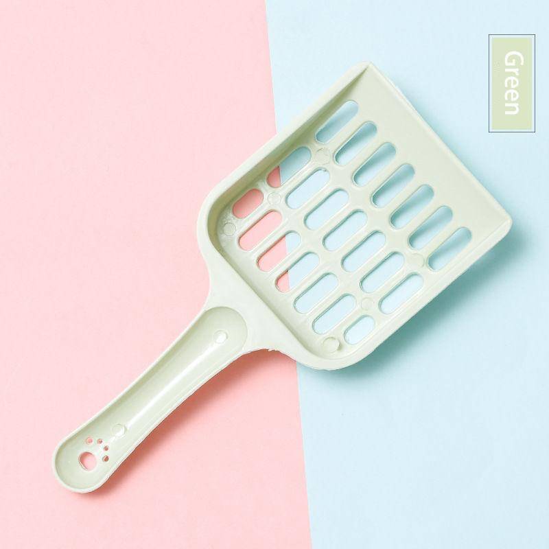 Pet Cat Excrement Cleaning Litter Basin Shovel Supplies Available In Multiple Colors Tofu Mesh Hollowed Out