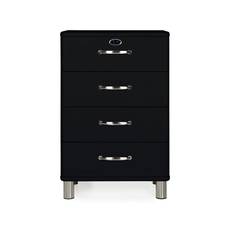 Byrå Tenzo Malibu 4 Lådor B60 Svart