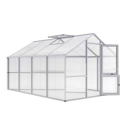 KGT Nelke IV drivhus, aluminium, 12,74 m²