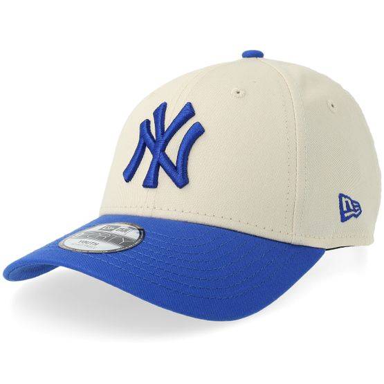 New Era - MLB Beige adjustable Keps - Kids New York Yankees League Essential 9FORTY Light Terracotta/Royal Adjustable @ Hatstore