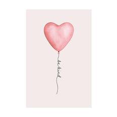 Be Kind Balloon Plakat (50x70 cm) - Plakater til børneværelset