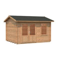 Stuga Palmako Iris 9,6 m2 Brun dippad