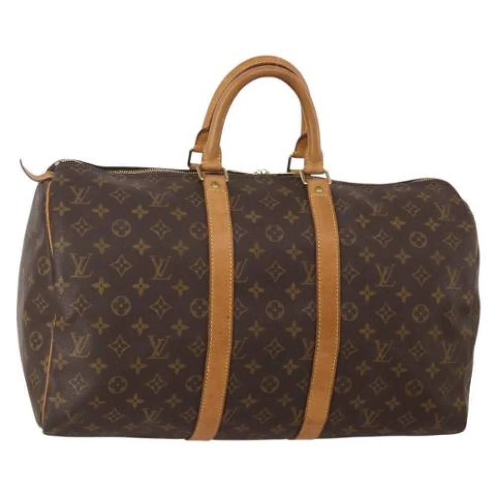Louis Vuitton Vintage Pre-owned Boston Bag - Vintage - Dame - Brun - ONE SIZE - Læder
