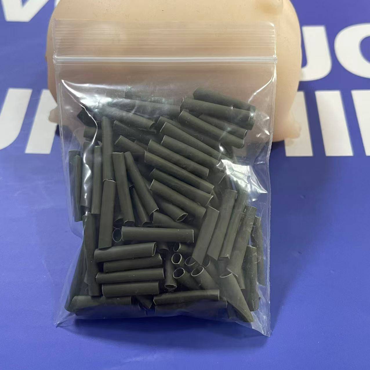 100pcs Carp Fishing Accessories Heat Shrink Tubing Fishing Hook Hair Rig Anti- Sleeves Suitable For Carp Fishing Tackle Equipment