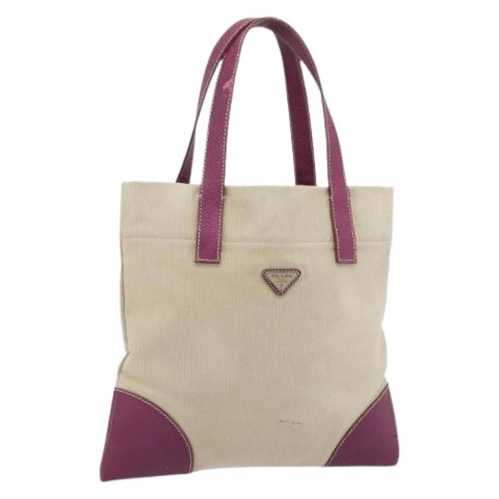 Prada Vintage - Pre-owned Vintage Canvas Tote Bag Vintage - Dam - ONE Size -