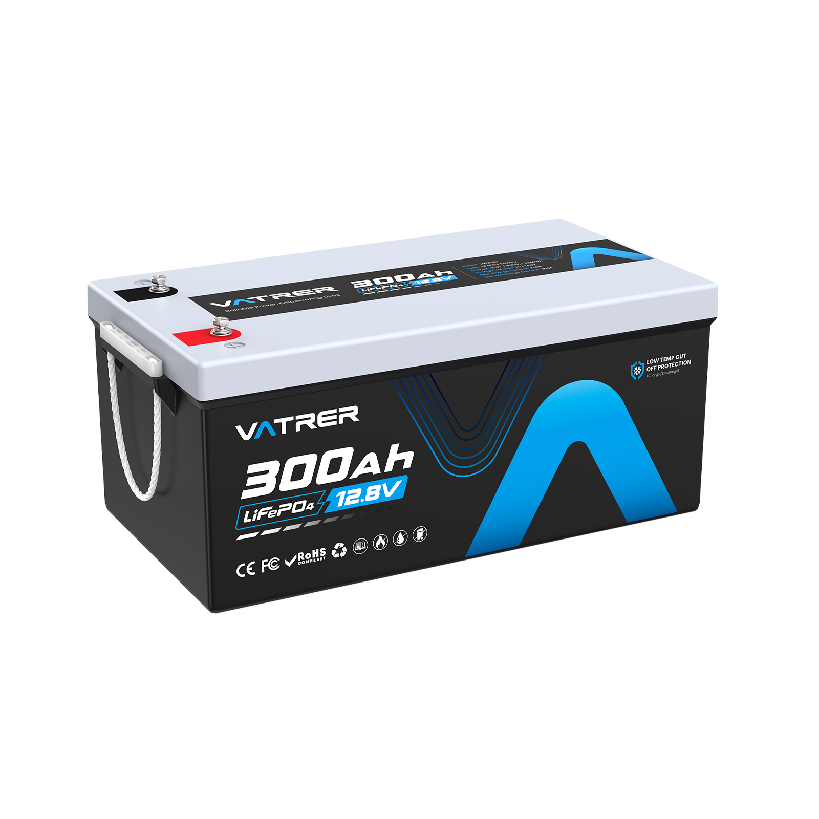 Vatrer 12V 300Ah 200A BMS LiFePO4 リチウムバッテリー JP - 4 PACK(￥71,998/個)