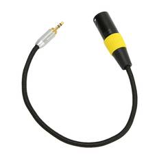 3.5mm Male to XLR Cable Noiseless Gold Plated 3.5mm to 3 Pin XLR Adapter Cable for Microphone Mixer