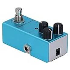 Guitar Distortion Pedal, Gitarrpedaler Gitarreffekter Pedal Crunch Distortion Elgitarreffektpedal DC 9V Mini True Bypass Aluminiumlegering för Elgitarr