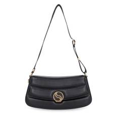 Stella McCartney, Taske, Dame, Sort, ONE SIZE, Uld, S-Wave Skuldertaske